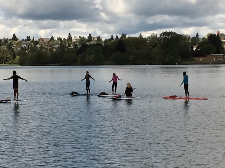 Yoga on Green Lake