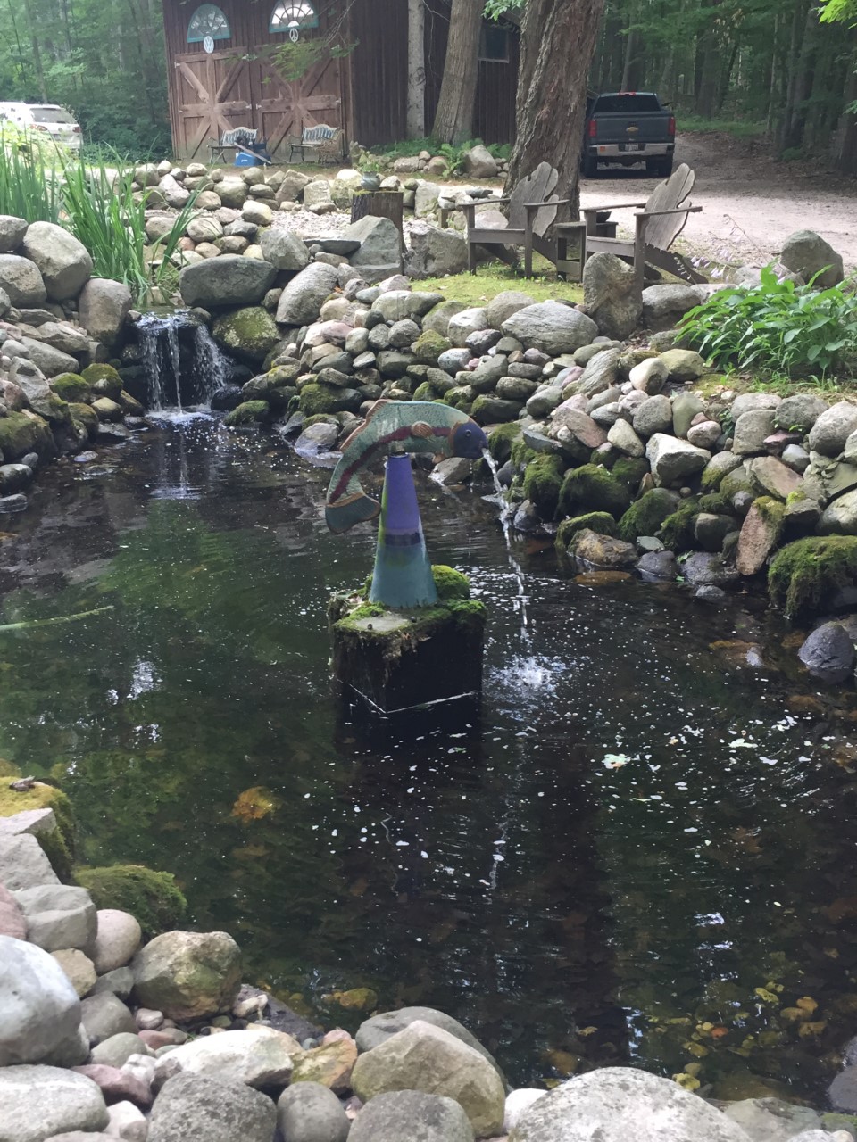 Fish Fountain Michigan 2