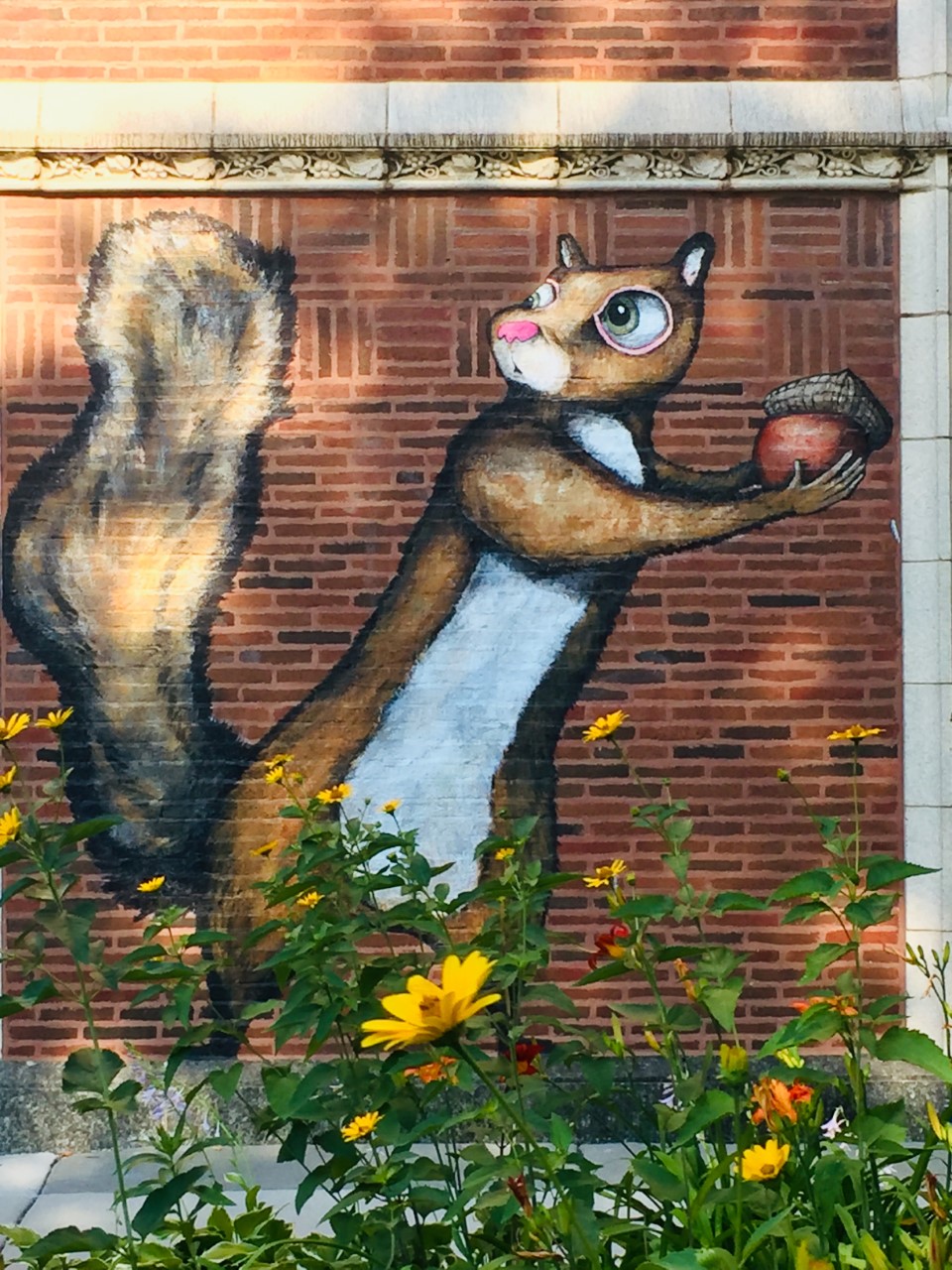 Squirrel - street art 2